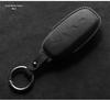 Full-Coverage Suede Key Case for BYD D9, N7, N8, and X with Side Snap Button