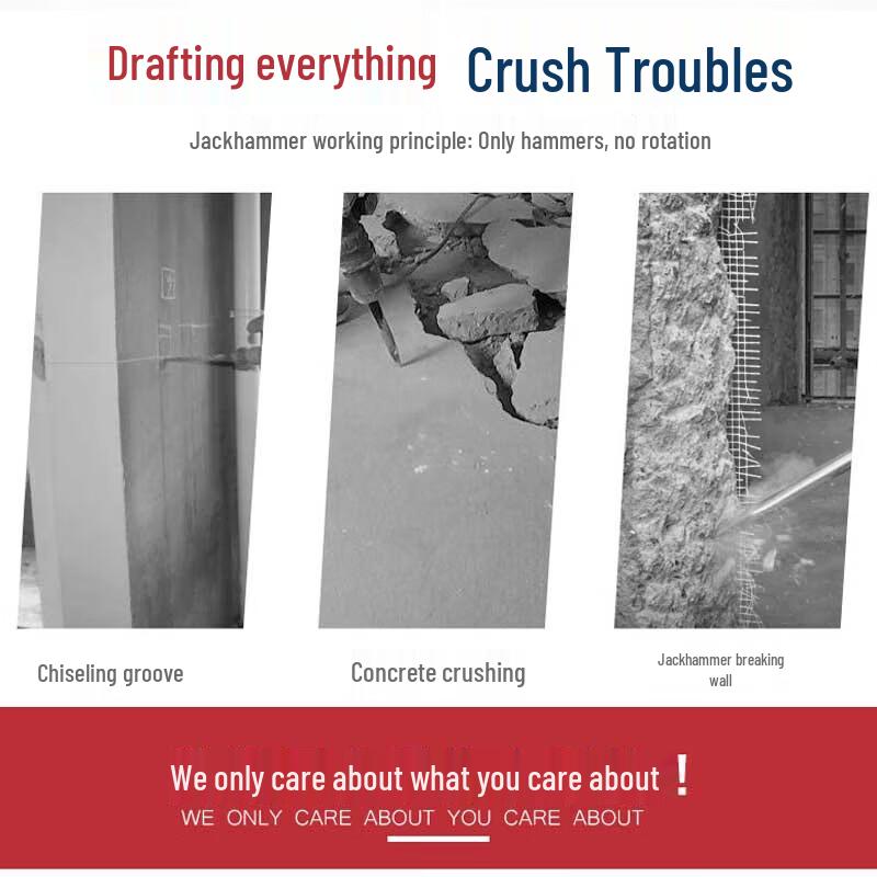 Dongcheng High Power Electric Demolition Hammer CN plug (adapter included)