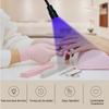 Light Gooseneck UV Lamp Table Clamp UV Lamp 10W Portable Fast Curing Flexible Nail Dryer with Gooseneck Clamp UV LED Desk Light