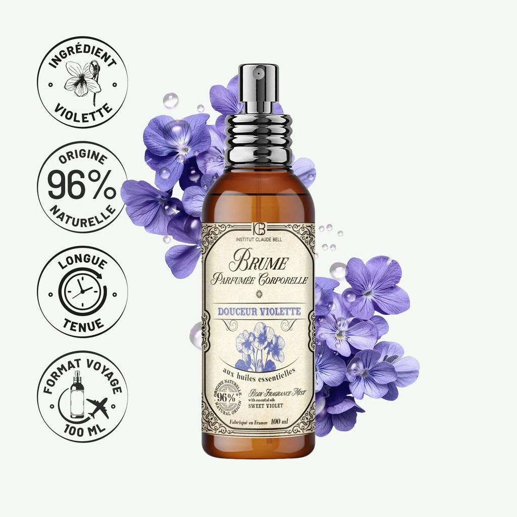 Scented Body Mist with Essential Oils – Sweet Violet