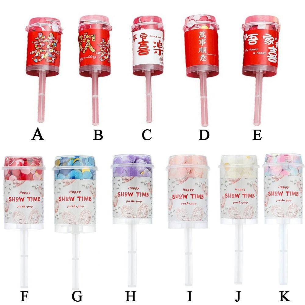 Shower Anniversary Colorful For Wedding Confetti Popper Fireworks Tube Party Decortion Supplies