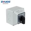 Zhuochao SZW26-160/D202.2BF Universal Changeover Switch: 2 Sections, 3 Gears, Protective Box