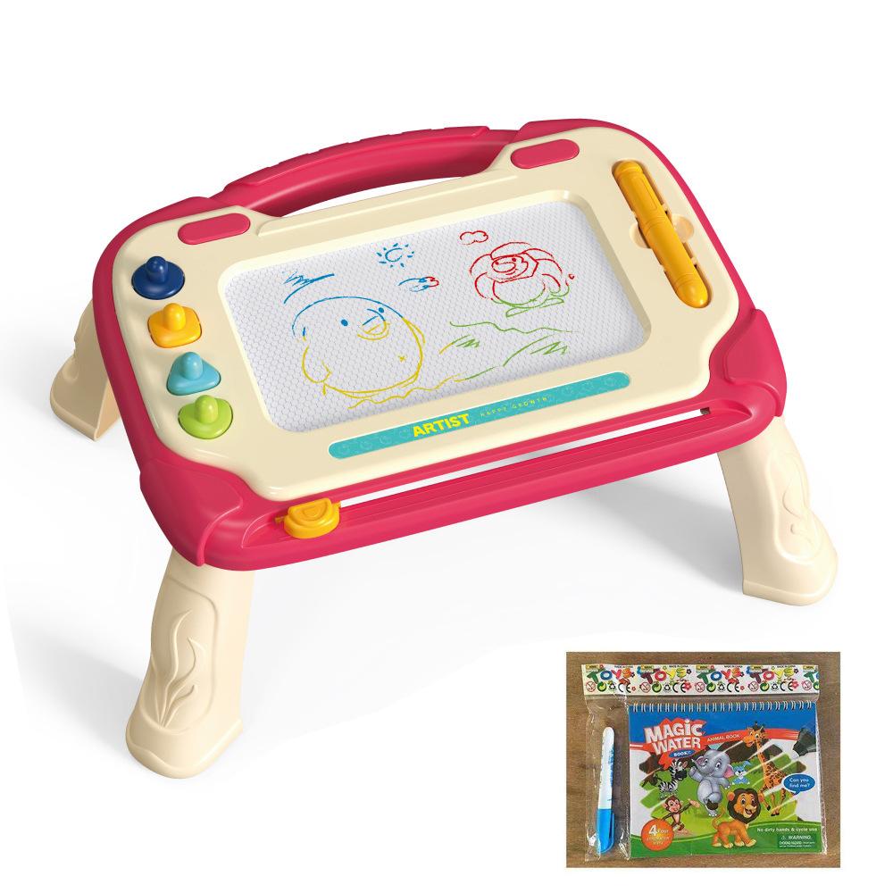 Children'S Magnetic Drawing Board Color Scribbling Board Toddler Baby Erasable Magnetic Writing Board Bracket Toy