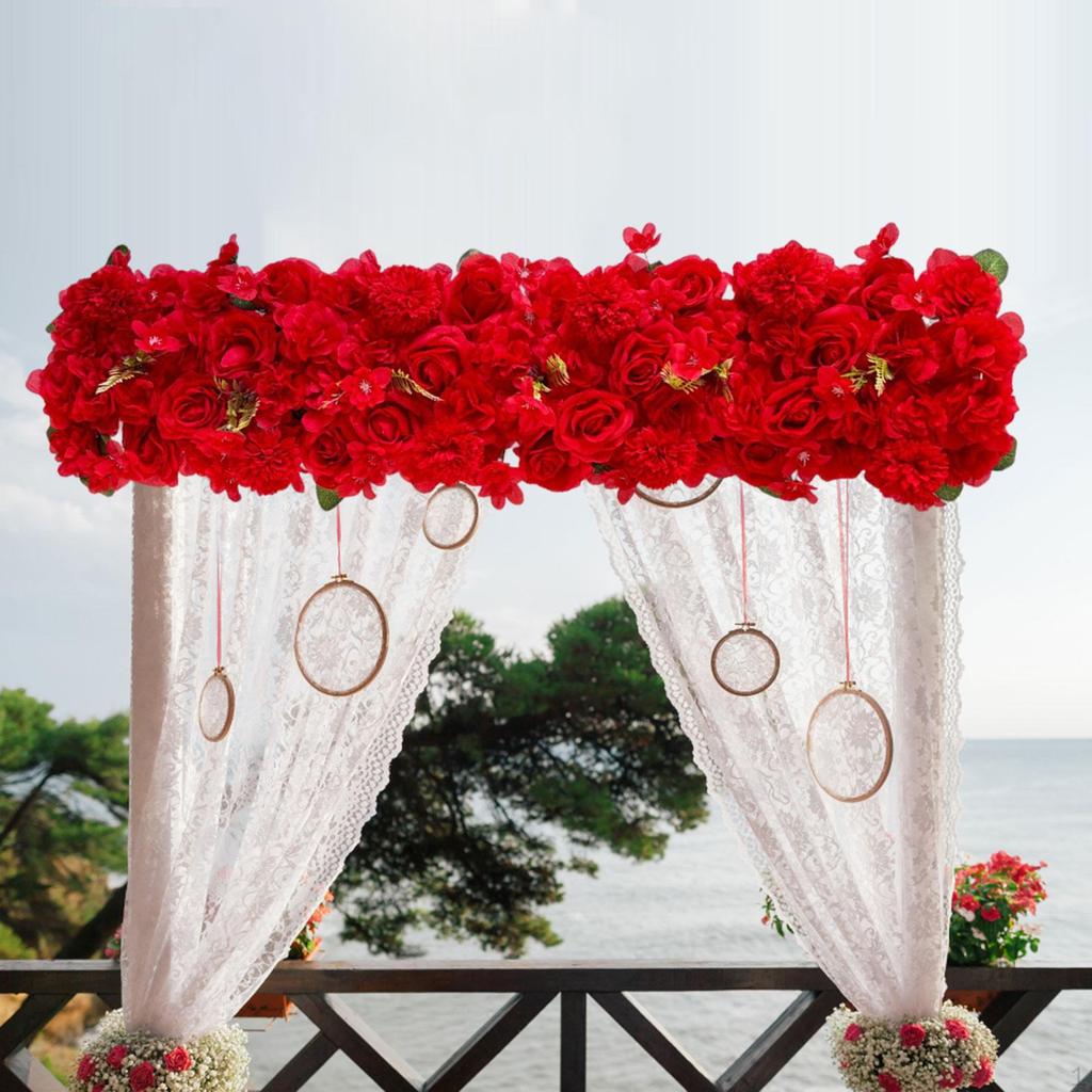 Arch Flower Panel Background DIY Multipurpose Floral Arrangement for Wedding Home