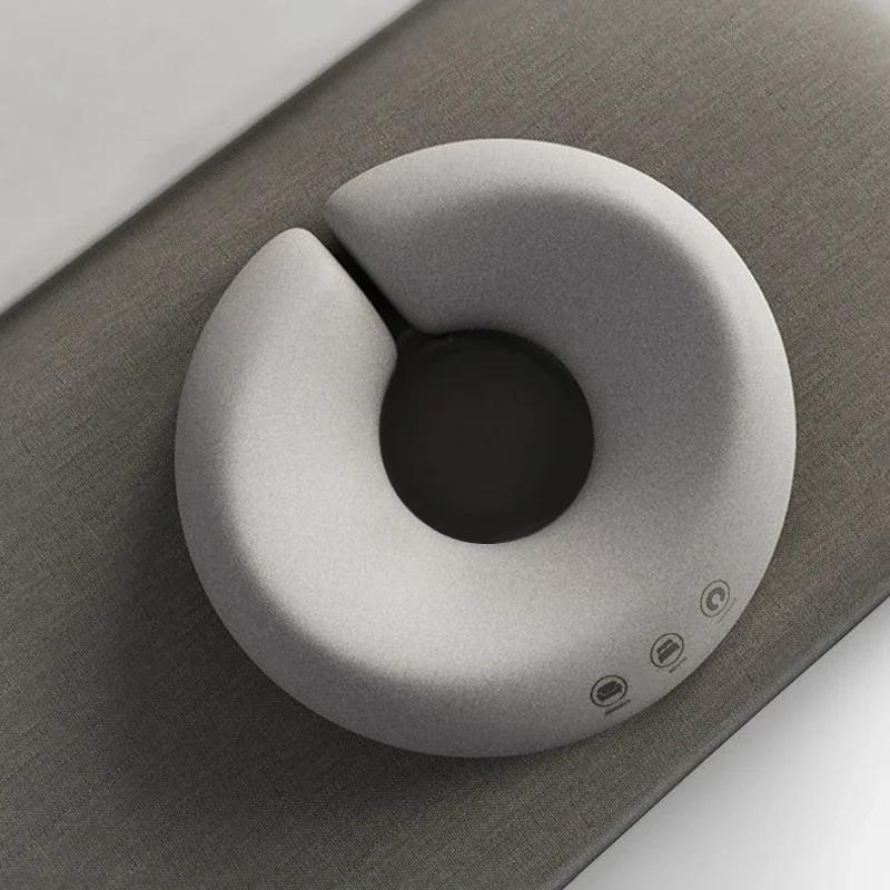 

Подушка с эффектом памяти Дышащая Подушка для поддержки головы и шеи Подушка для массажа тела Эргономичный дизайн для лежания Подушка для лица для салона красоты серый