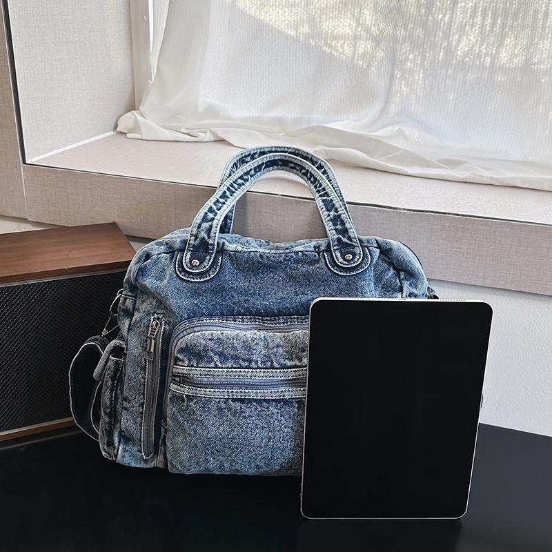 Denim Bag Women's Tote Bag Large Capacity Shoulder Crossbody Bag