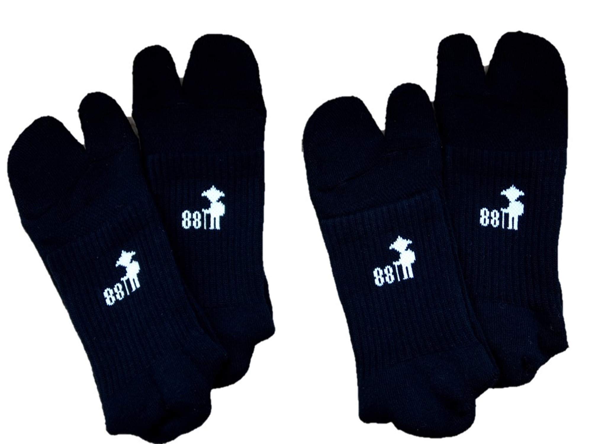 

Походная обувь для паломничества из плотной ткани [5Sense], набор из 2 пар, мужская, (2 пары, черные)