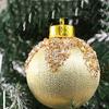 6pcs 8CM Christmas Ball Set Shatterproof Electroplating Ball  New Year