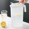 Pitcher with Lid Cold Brew Kettle Water Jug Drink Container for Iced Tea Milk Lemonade Beverage
