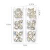 1Box Mix Stile 3D Luxus Schmuck Nail art Strass Edelsteine Gold Metall Legierung Schmetterling Nagel Charms DIY Glänzende Diamant Dekorationen