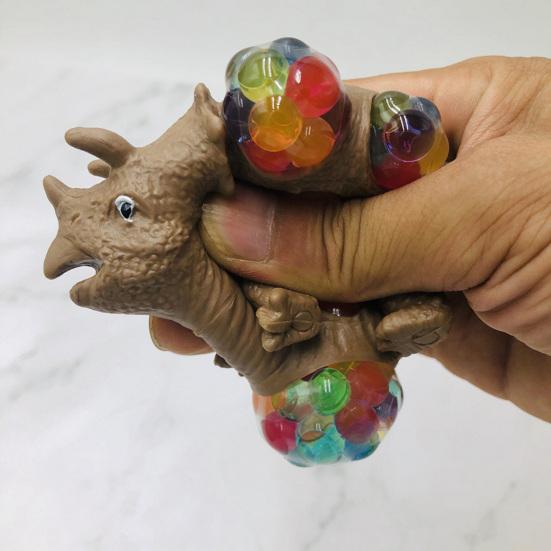 Dinosaur Squeeze Toy Elastic Soft TPR Cute Animal Doll Pinch Toy Relieve Stress Hand Fidget Toys Kids Squeezing Ball Anti-stress Toy Halloween Gift
