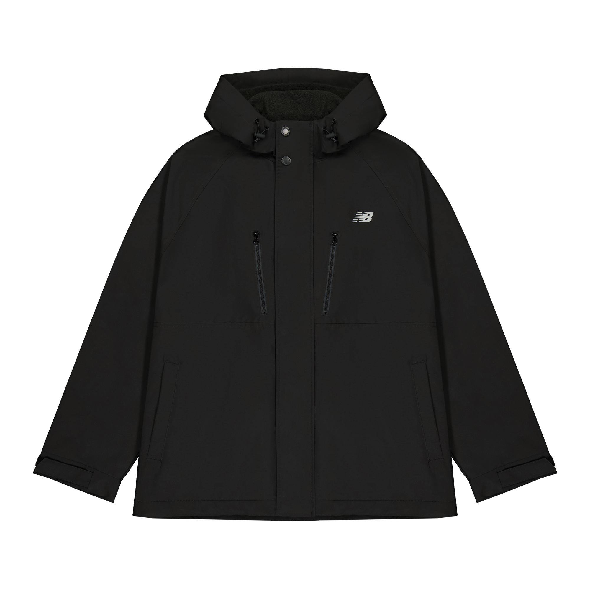 New Balance Jackets Men s Black Hooded Moderate Other AMJ53376-BK M