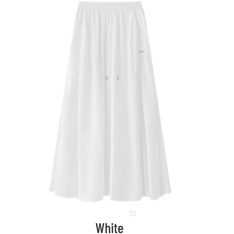Zauo High-Waist Pleated Midi Skirt