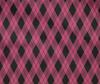 oneOone Cotton Flex Black Fabric Argyle Check Diy Clothing Quilting Fabric Print Fabric By Yard 40 Inches