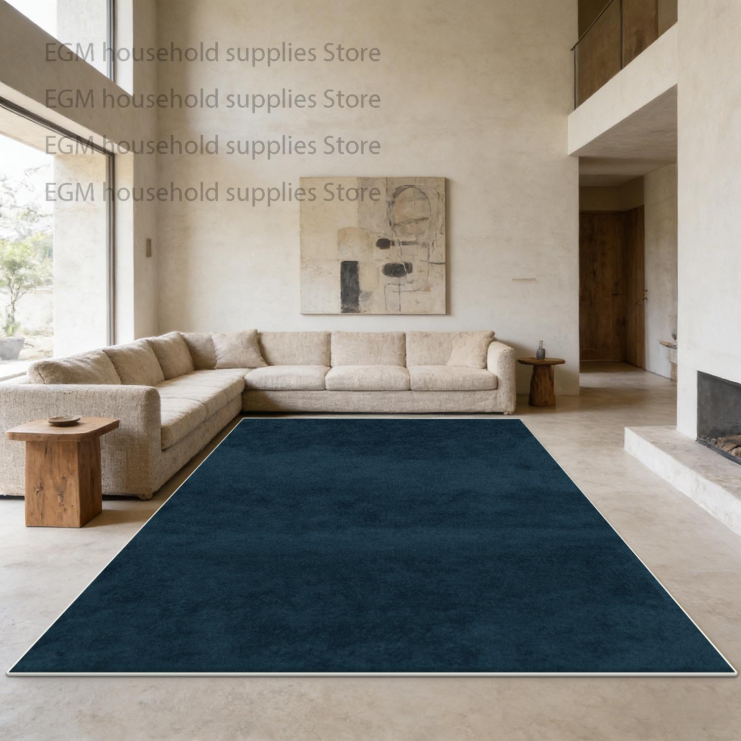 

Simple Modern Carpet Light Luxury Living Room Decorative Lounge Study Rugs Antiskid Easy Cleaning Customizable Floor Mat Bedside 60x90cm