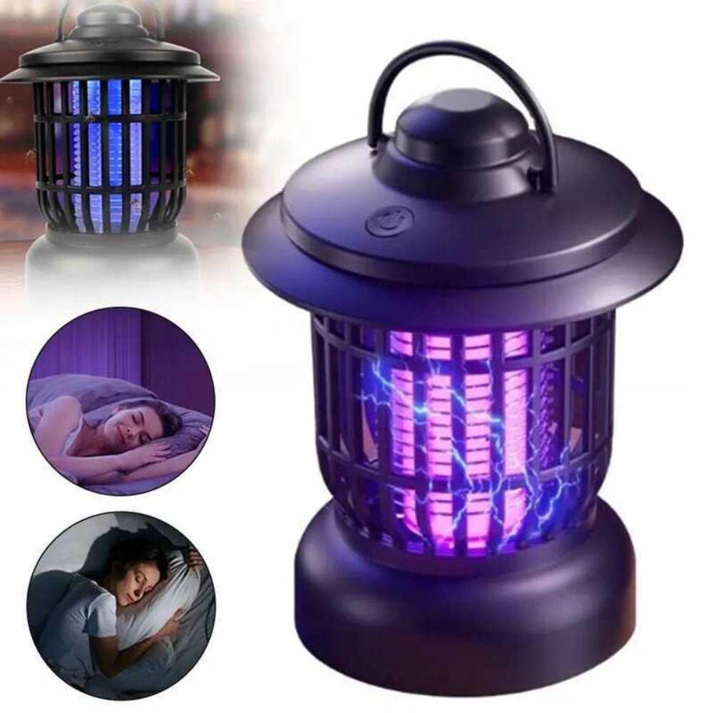 Portable Electric Camping Light Purple Light Mosquito Trap Easy To Use Mosquito Lamp  Outdoor