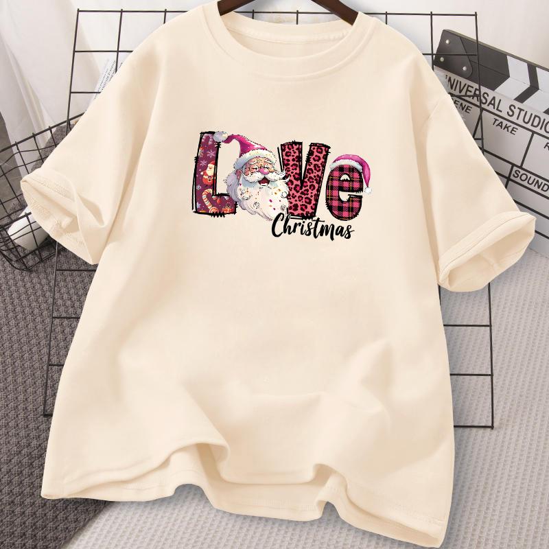 Love Christmas Iron-On Transfer Diy Accessory Washable Clothes Appliqued Heat-Adhesive Transfer Arts Crafts Ironing Sticker