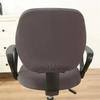 2-Piece Type Stretchable Universal Desk Office Chair Seat Covers Computer Chair Slipcover Washable Rotating Chair Protector