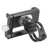 G‑85 Aluminum Alloy Mobile Phone Stand Clip Navigation Holder for Motorcycle BicycleBlack