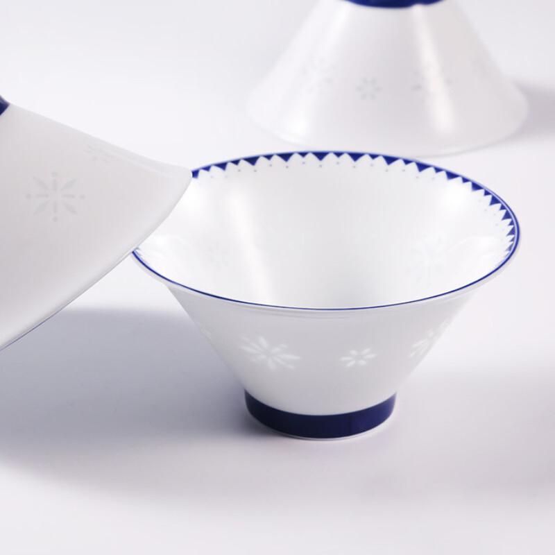 Jingdezhen Elegant Ceramic Rice Bowl