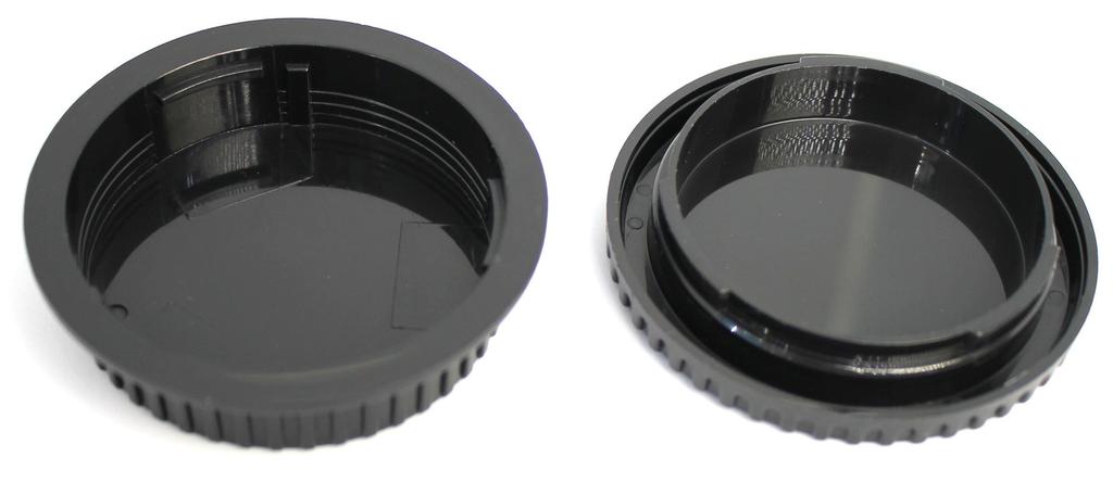 NinoLite Adapter Set with Canon EF Lens EOS Camera Body Caps 3-Piece C/Y-EOS &