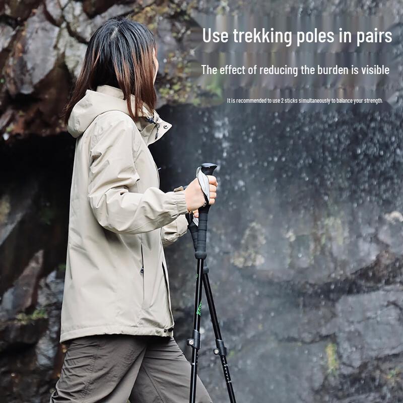Aluminum Alloy Telescopic Trekking Pole