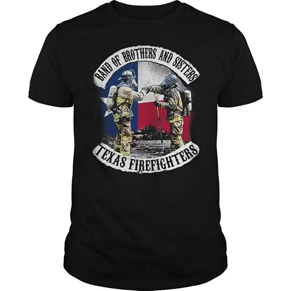 

Я подавлен и молюсь за всех пострадавших. Футболка Texas Firefighters, мужская футболка из хлопка премиум-класса с коротким рукавом и круглым вырезом, новая, S-3XL S чёрный