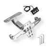 Cross Border Motorcycle Modification Aircraft License Plate Holder Adjustable Aluminum Alloy Bracket Support