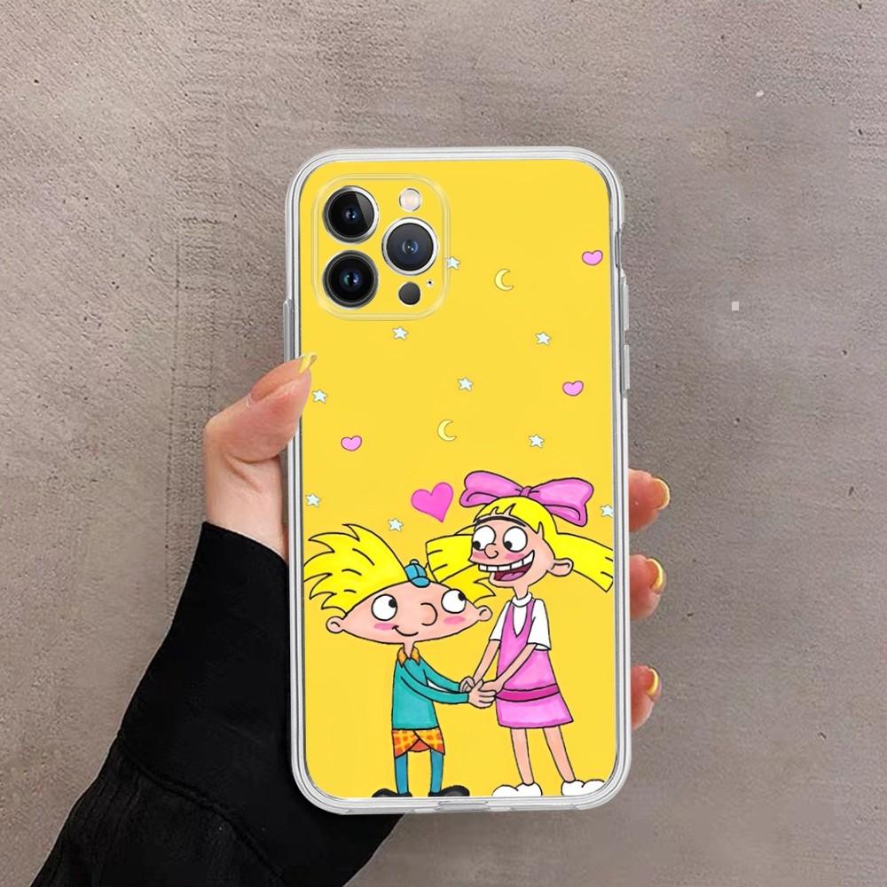 

Hey Arnold Helga Bonito Phone Case For iPhone 14 11 12 13 Mini Pro XS Max Cover 6 7 8 Plus X XR SE 2020 Funda Shell iPhone 7 or 8