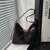 Vintage Retro Crossbody Backpack Large Capacity Commuting Shoulder Bag Cute Suede Tote Bag  Holiday