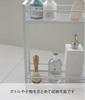 Yamazaki Jitsugyo Dispenser Stand 2 Tiers White W28 x x H38cm MIST Bathroom Rack 2232 (Yamazaki) Approx. D12.5