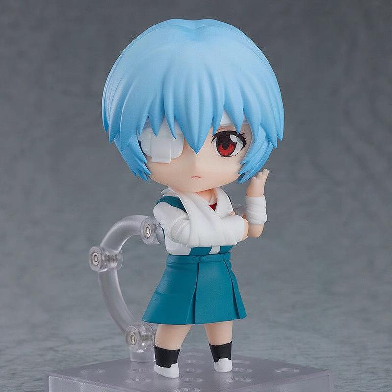 10cm #1202 Asuka #1197 Rei Ayanami Posable Action Figure Face Swap Collectible Model Desktop Decor For Anime Fans Gift