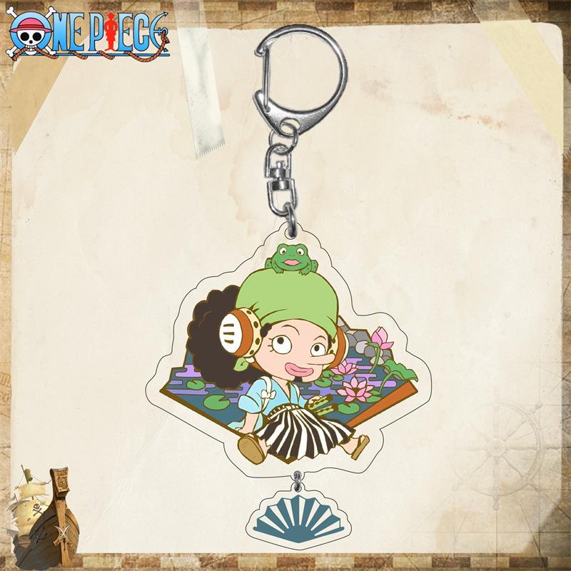 One Piece Luffy Acrylic Keychain - Chopper, Zoro, Anime/Manga, 2D Acrylic Keychain/Cartoon Keychain Gift