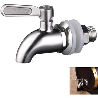 Grifo de agua con espita de acero inoxidable 304 para dispensador de cerveza, jugo, bebida, barril de vino