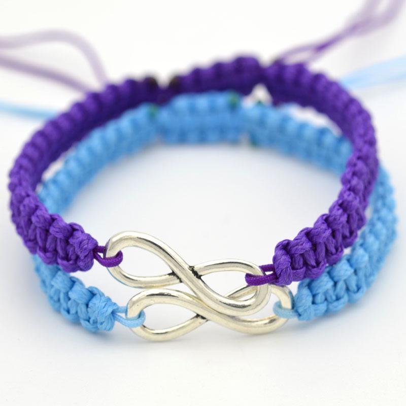 Buy Handmade Woven Infinity Bracelet Best Friends Forever Bracelet Set