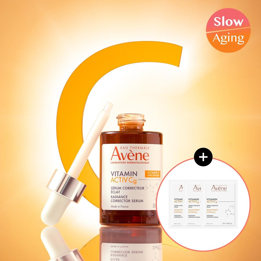 Avene Vitamin Active VaCg Serum 30ml Project  + Vitamin Cg Active Cream 2ml 3   Radiance  Antioxidant