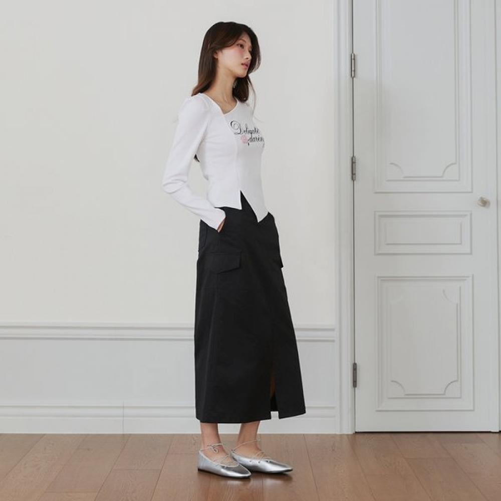 EGOIST Cargo Banded Midi Skirt Es2osk01