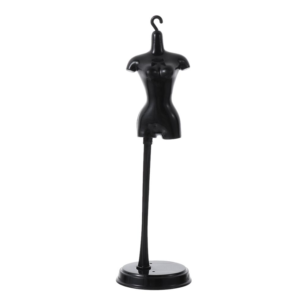Plastic Clothes Hanger Mini  House Display Holder Doll Dress Support Hangers Mannequin Model Stand