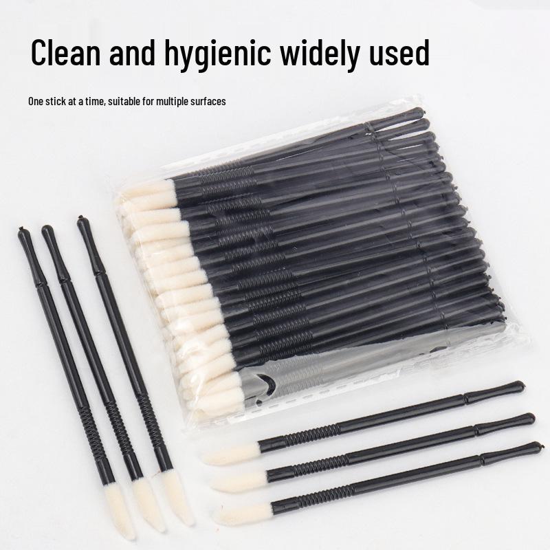 50-Pack Disposable Spiral Lip and Eyelash Brushes