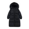 2025 New Down Jacket Women's Long Waist White Duck Down Loose Fox Big Fur Collar Korean Thin Coat Tide
