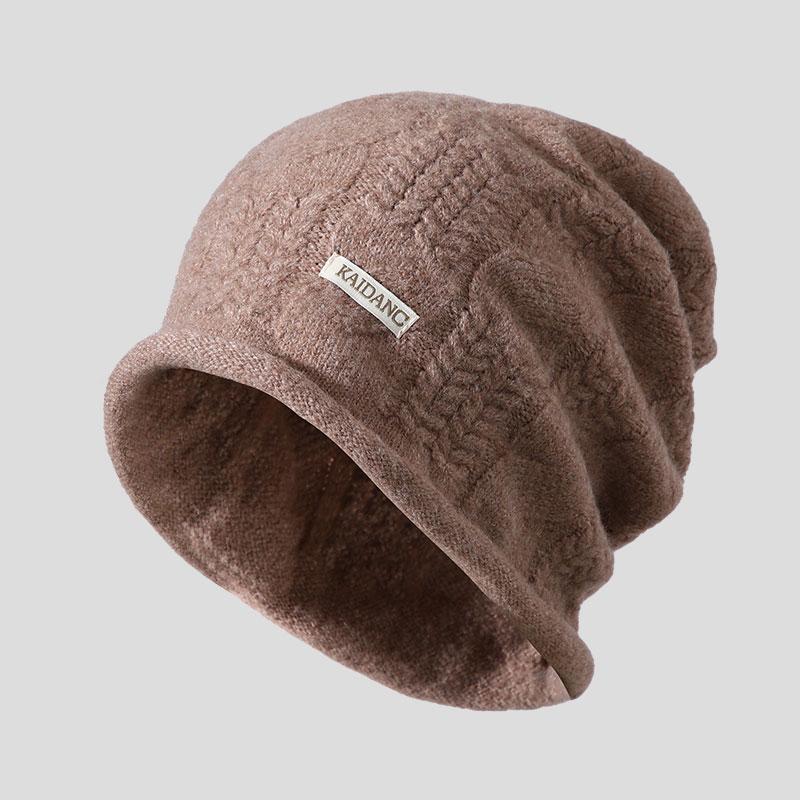 Outdoor Warm Bike Riding Woman Winter Travel Knitted Slouchy Beanie Hat