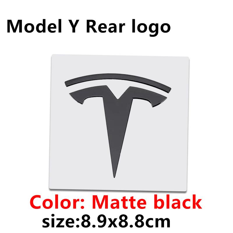 

1 PC Replacement Front Label Trunk Label for Tesla Model 3 Mode Y Logo Rear Tail Label Car Accessories Personalized Car Sticker