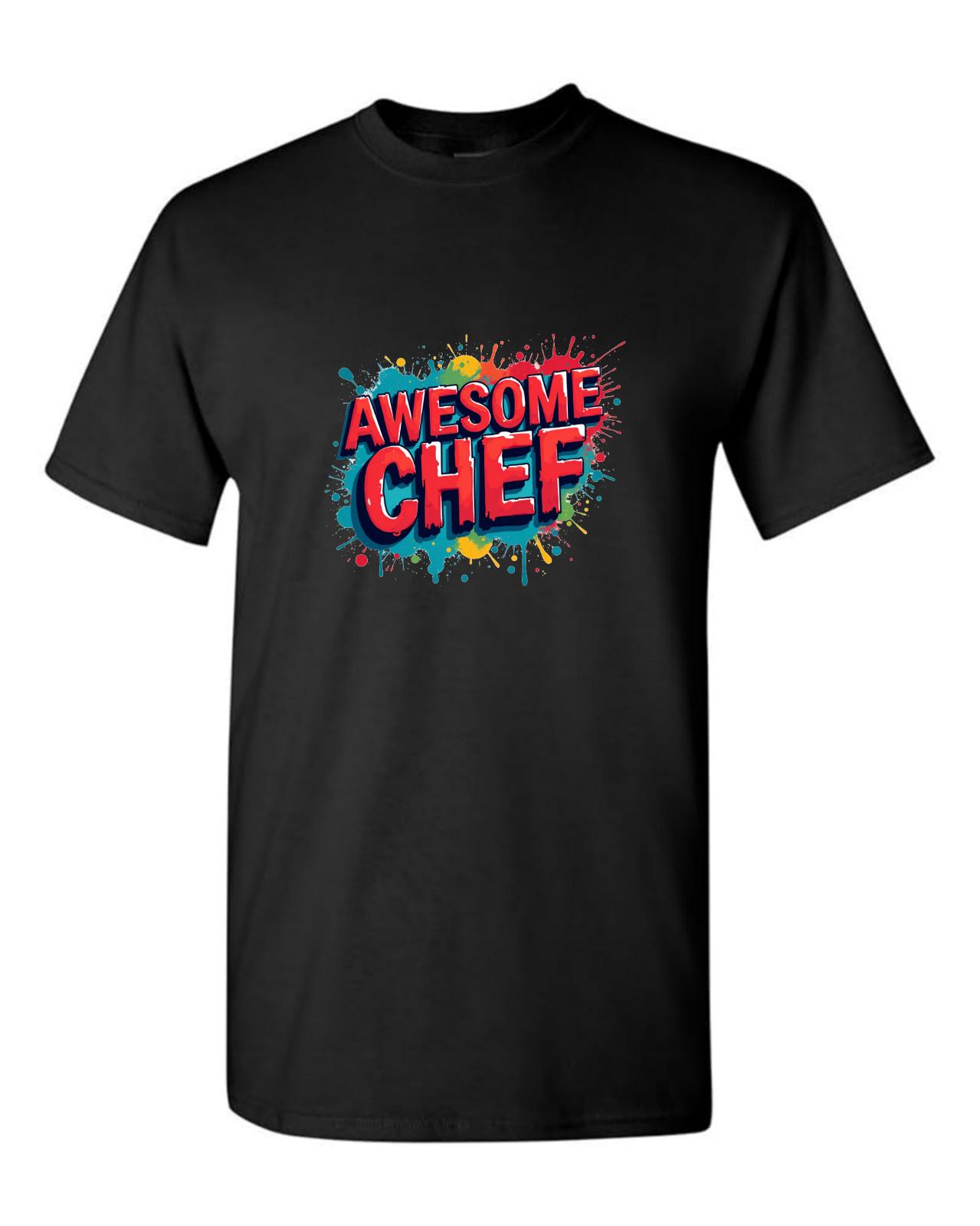 Awesome Chef Novelty T Shirt Funny Christmas Or Birthday Gift Ideas Master Chef XXXL