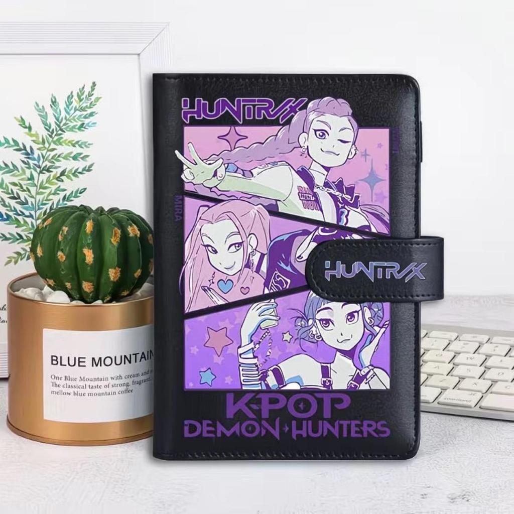 Kpop Hunters Notizbuch Studentenjournal Hardcover Loseblatt Cartoon Anime