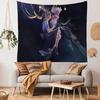 Miss Kobayashi Dragon Maid Anmie Cartoon Tapestry Art Science Fiction Room Home Decor Wall Hanging Sheets