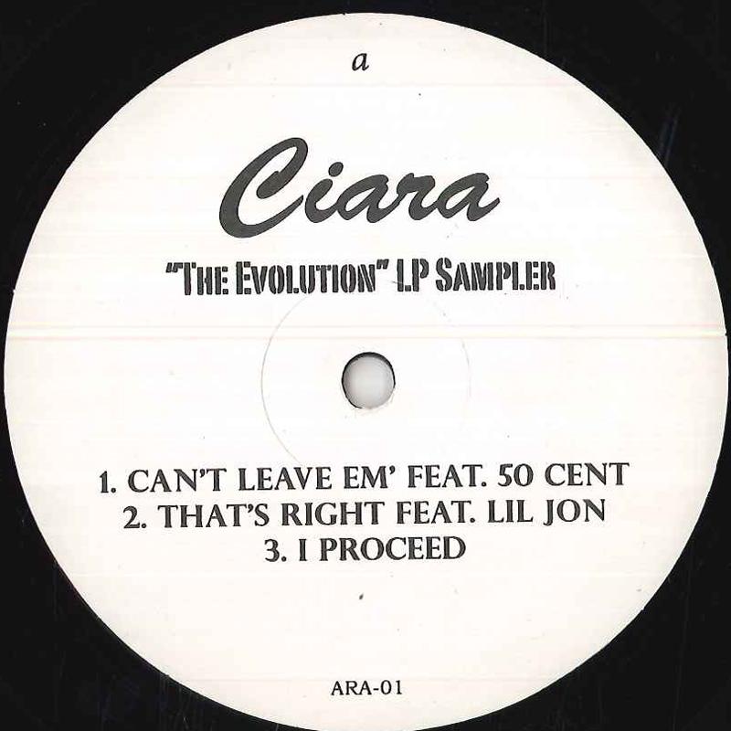 

12inch Record CIARA - the Evolution Lp Sampler ARA01 NONE 2006 US Rap & Hip-Hop/R&B Used
