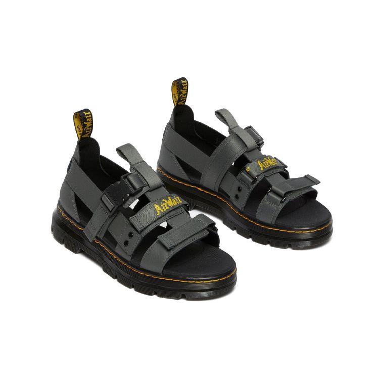 Dr. Martens Pearson Woven Sandals Unisex Sandals Gray 26474029