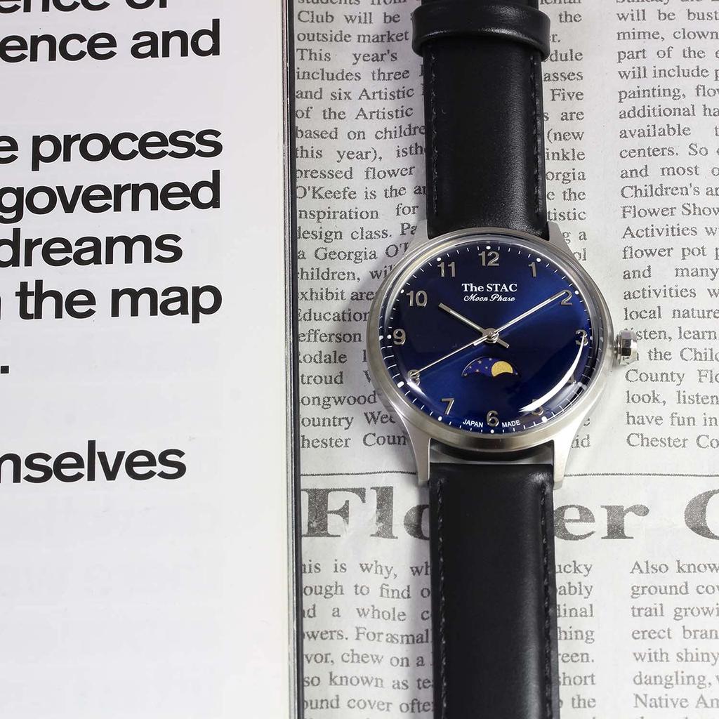 The STAC ST-MF001 Moon Phase 36mm Japan RetroWatch