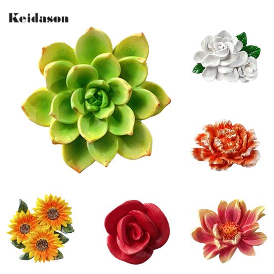 Puntos Anti Slip Cartoon Fridge Magnet Shape Resin Plant Shaped Refrigerator Magnet