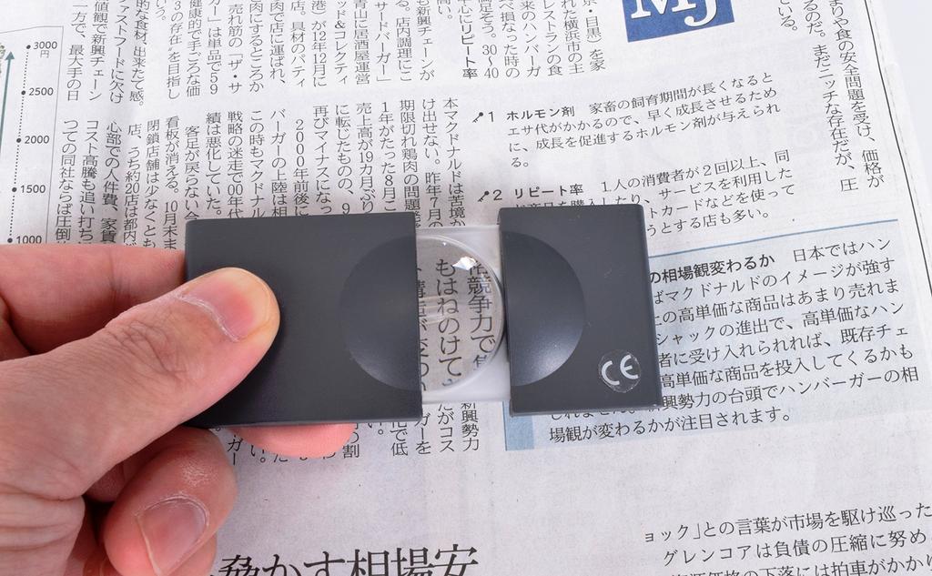 ESCHENBACH Pocket Magnifier Magnifier 5x Made In Germany 1711 Slide-out